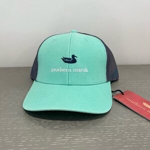 Southern Marsh Trucker Hat Blue NWT